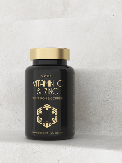 Vitamin C and Zinc with Iron & Copper - 120 Capsules